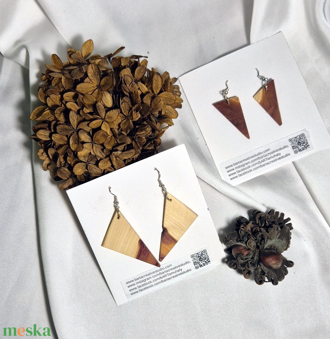 Többféle boróka fülbevaló - ékszer - fülbevaló - fülékszer - Meska.hu