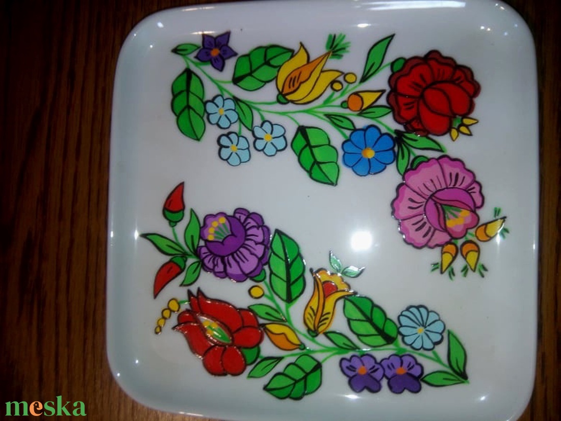 Kalocsai kézzel festett porcelán tál - otthon & életmód - konyhafelszerelés, tálalás - tálalás - kínálótál - Meska.hu Kalocsai kézzel festett porcelán tál - otthon & életmód - konyhafelszerelés, tálalás - tálalás - kínálótál - Meska.hu