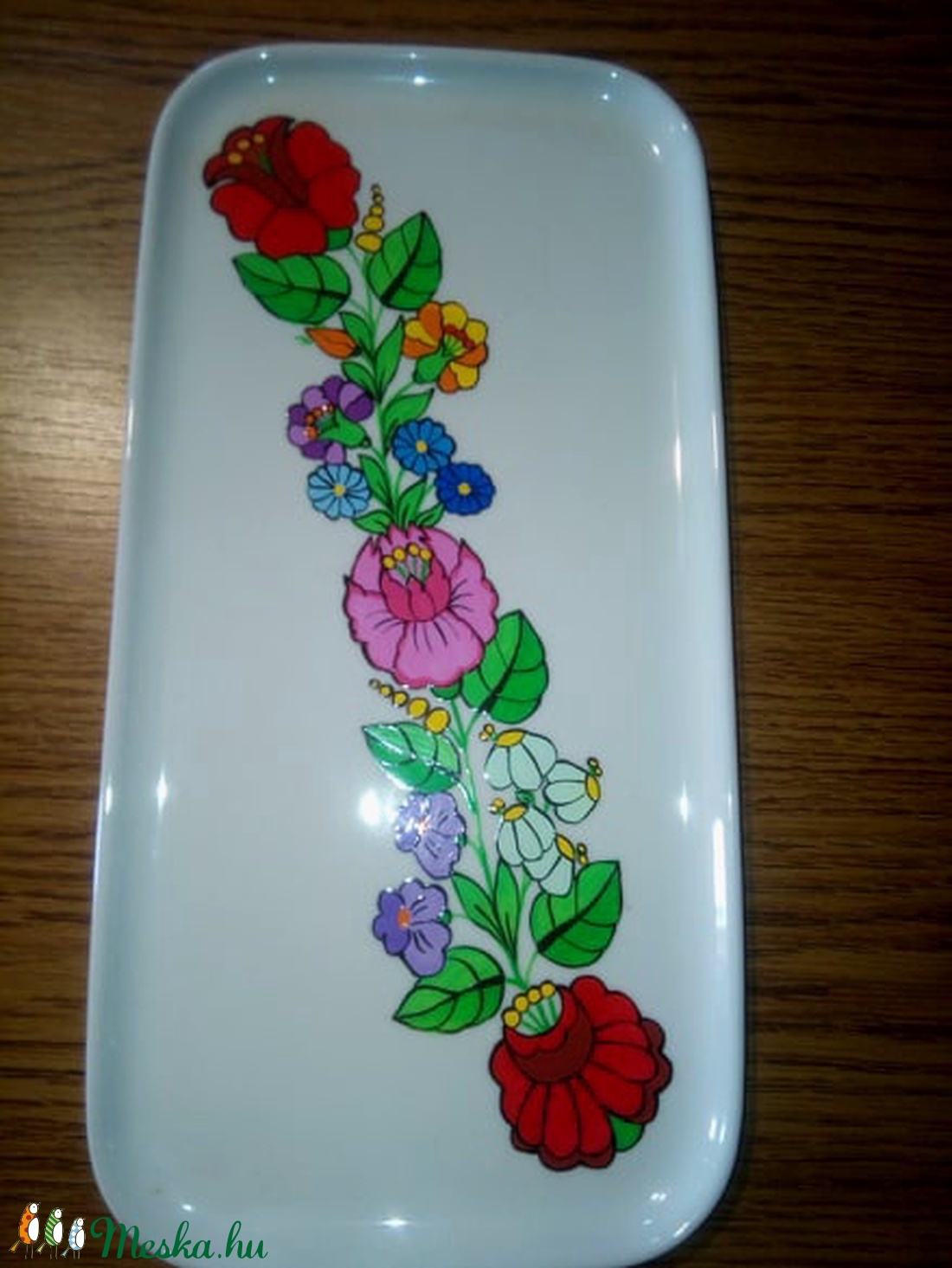 Kalocsai kézzel festett porcelán tál . - otthon & életmód - konyhafelszerelés, tálalás - Meska.hu Kalocsai kézzel festett porcelán tál . - otthon & életmód - konyhafelszerelés, tálalás - Meska.hu