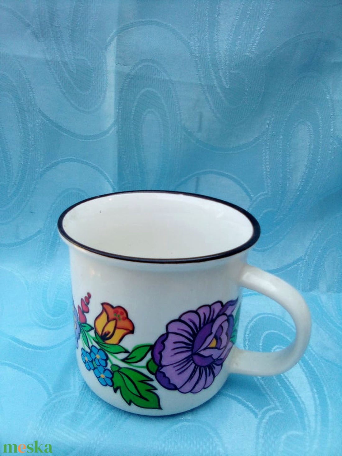 Kalocsai kézzel festett porcelán bögre . - otthon & életmód - konyhafelszerelés, tálalás - tálalás - bögre & csésze - Meska.hu Kalocsai kézzel festett porcelán bögre . - otthon & életmód - konyhafelszerelés, tálalás - tálalás - bögre & csésze - Meska.hu