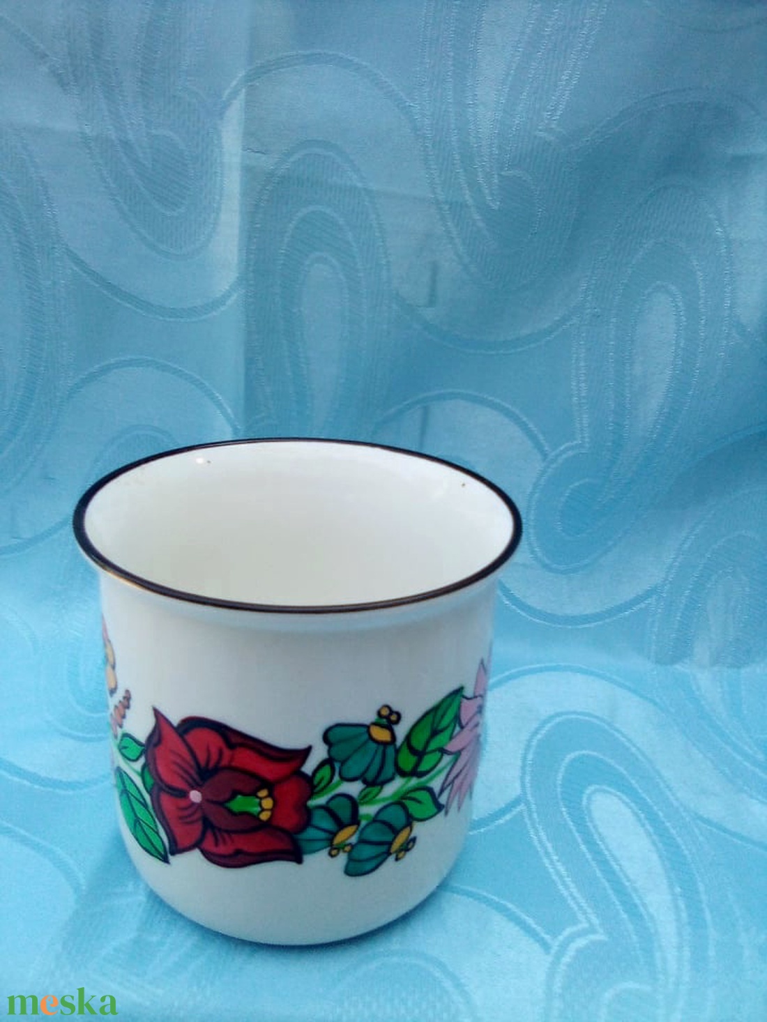 Kalocsai kézzel festett porcelán bögre . - otthon & életmód - konyhafelszerelés, tálalás - tálalás - bögre & csésze - Meska.hu Kalocsai kézzel festett porcelán bögre . - otthon & életmód - konyhafelszerelés, tálalás - tálalás - bögre & csésze - Meska.hu