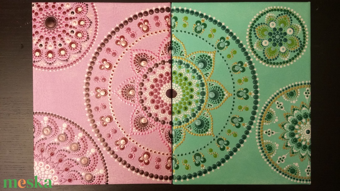 Párban - mandala festmény: egymásra talált kettős - otthon & életmód - dekoráció - spiritualitás - mandala - Meska.hu Párban - mandala festmény: egymásra talált kettős - otthon & életmód - dekoráció - spiritualitás - mandala - Meska.hu