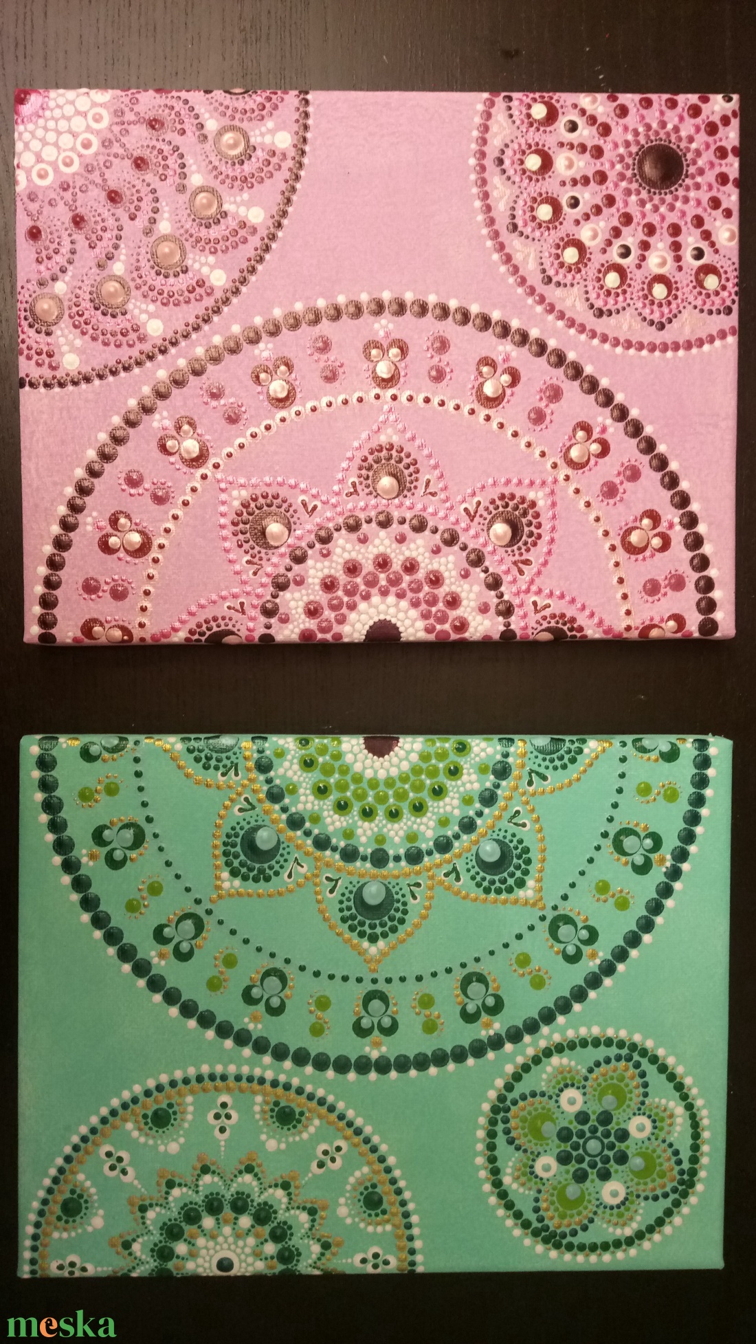 Párban - mandala festmény: egymásra talált kettős - otthon & életmód - dekoráció - spiritualitás - mandala - Meska.hu Párban - mandala festmény: egymásra talált kettős - otthon & életmód - dekoráció - spiritualitás - mandala - Meska.hu