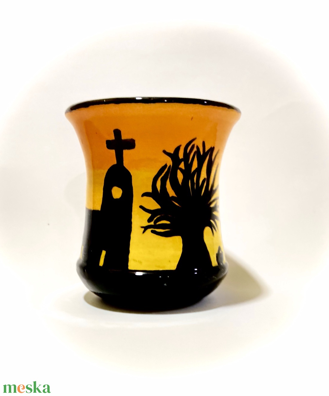 Egyedi, kézzel festett fül nélküli bögre - otthon & életmód - konyhafelszerelés, tálalás - tálalás - bögre & csésze - Meska.hu