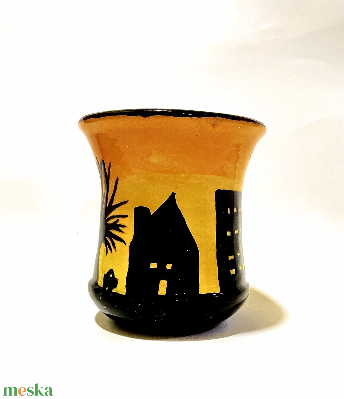 Egyedi, kézzel festett fül nélküli bögre - otthon & életmód - konyhafelszerelés, tálalás - tálalás - bögre & csésze - Meska.hu