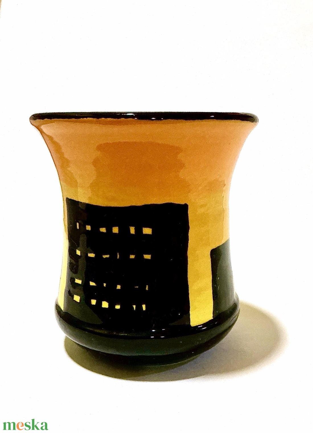 Egyedi, kézzel festett fül nélküli bögre - otthon & életmód - konyhafelszerelés, tálalás - tálalás - bögre & csésze - Meska.hu