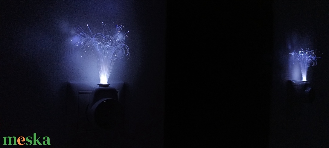 Kócos -- Irányfény, éjjelifény csatlakozóaljzattal, hidegfehér színben, párban, öt év garanciával - otthon & életmód - lámpa - hangulatlámpa - Meska.hu