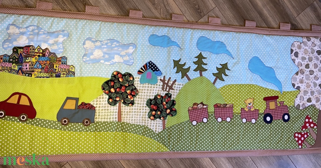 Mesefalvédő 2mx75cm - otthon & életmód - babaszoba, gyerekszoba - falvédő gyerekszobába - Meska.hu Mesefalvédő 2mx75cm - otthon & életmód - babaszoba, gyerekszoba - falvédő gyerekszobába - Meska.hu