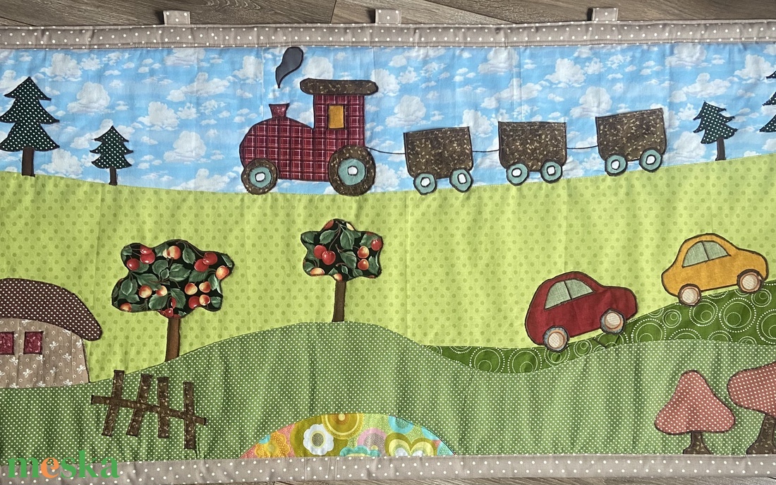 Falvédő 2mx70cm - otthon & életmód - babaszoba, gyerekszoba - falvédő gyerekszobába - Meska.hu