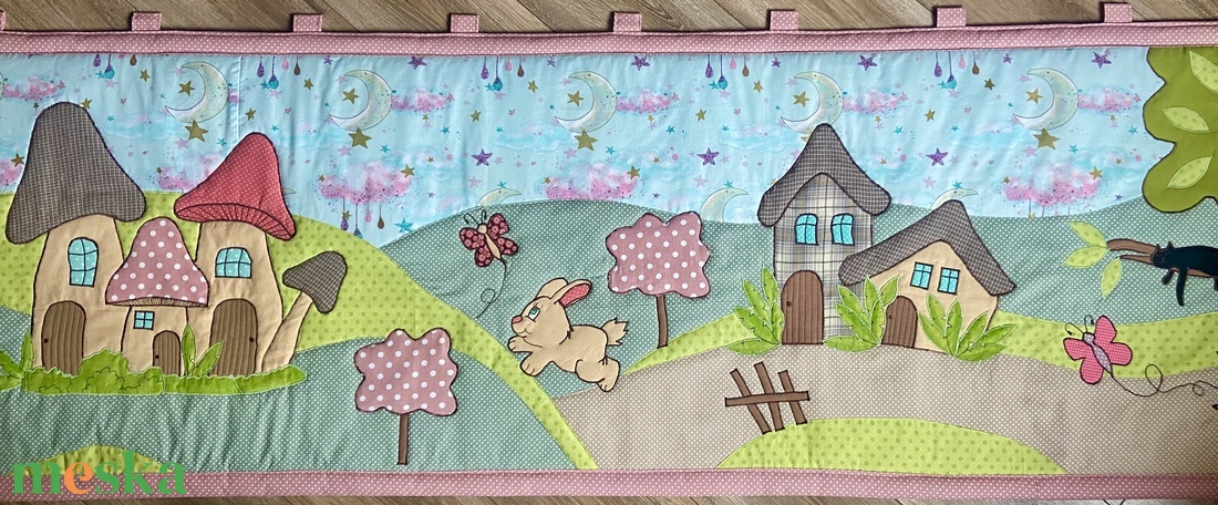 Falvédő 2mx70cm - otthon & életmód - babaszoba, gyerekszoba - falvédő gyerekszobába - Meska.hu