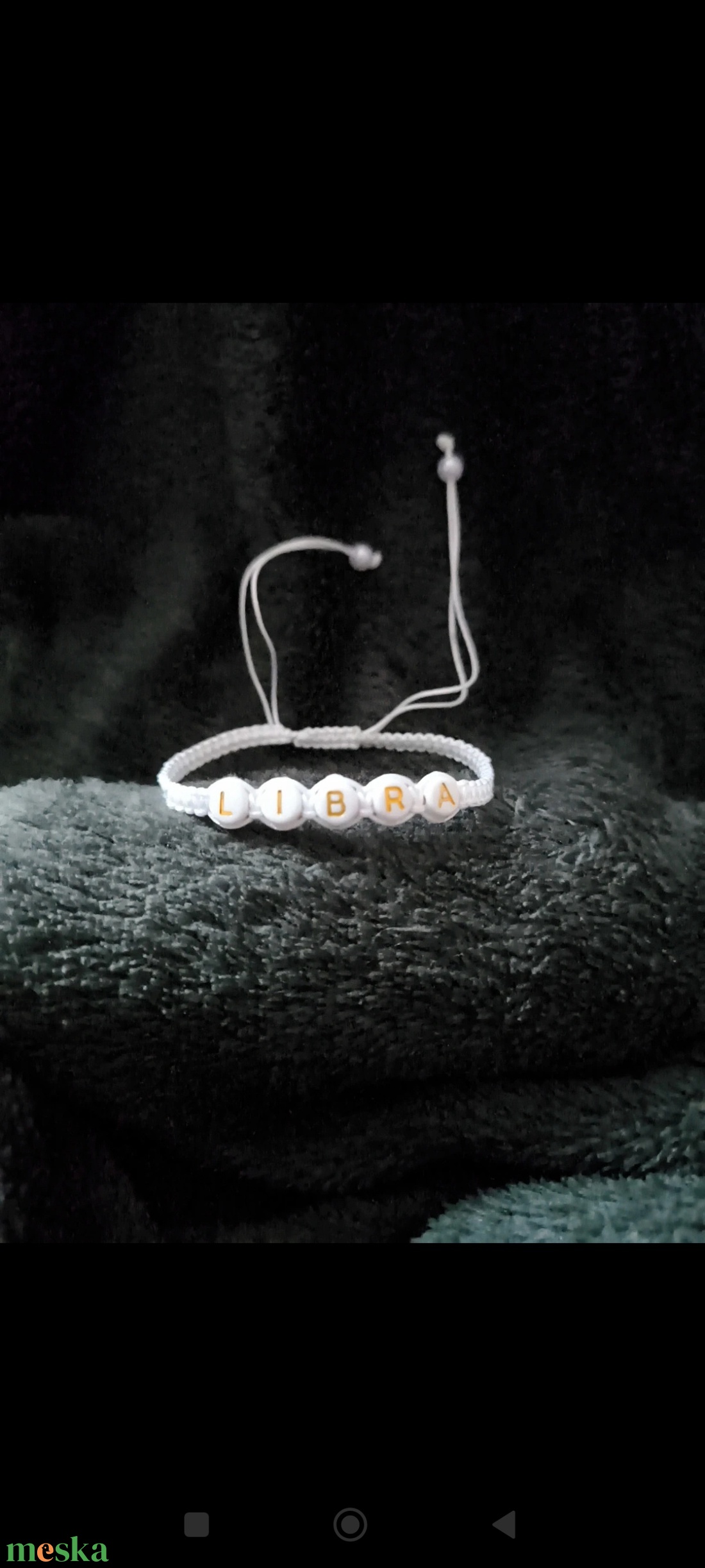 Mérleg horoszkópos karkötő. - ékszer - karkötő - fonott karkötő - Meska.hu