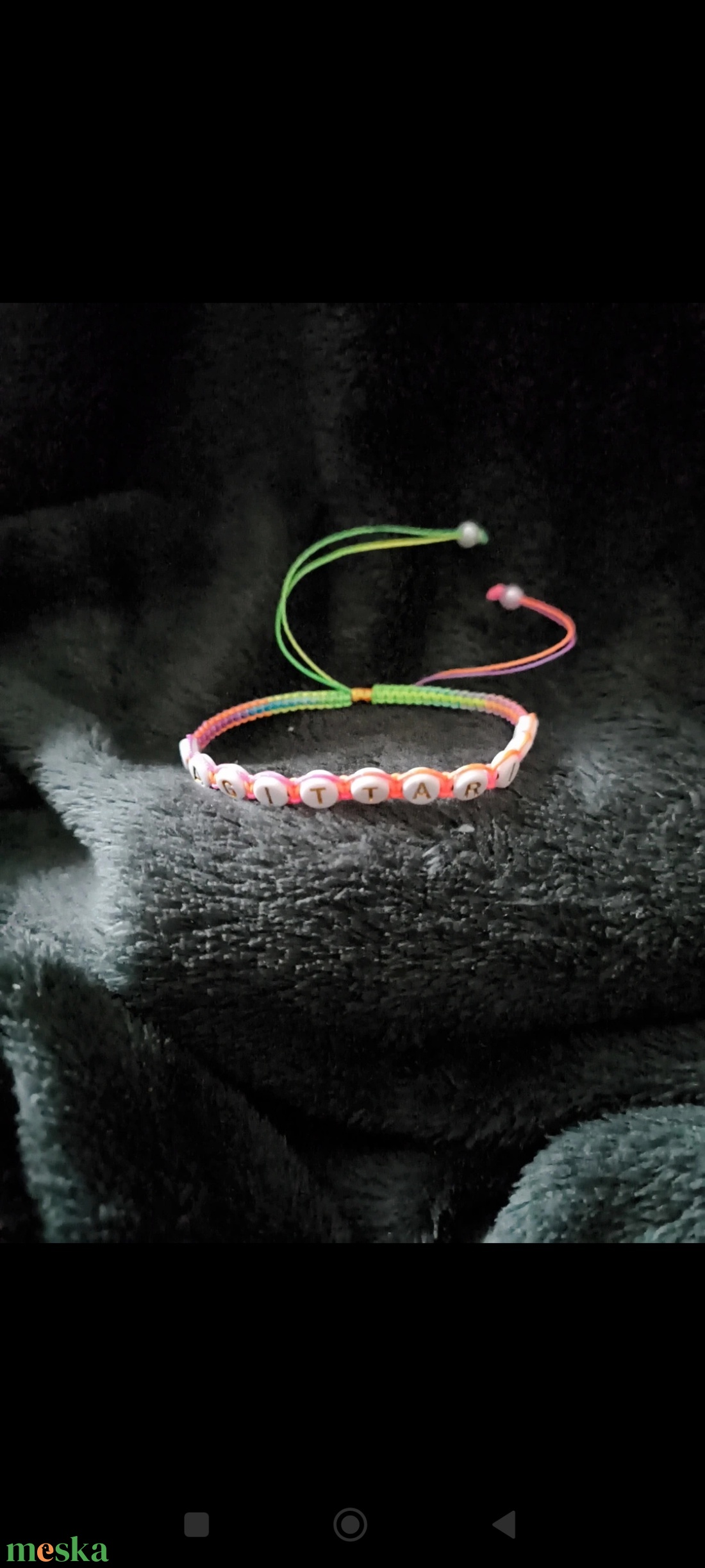 Nyilas horoszkópos karkötő - ékszer - karkötő - fonott karkötő - Meska.hu