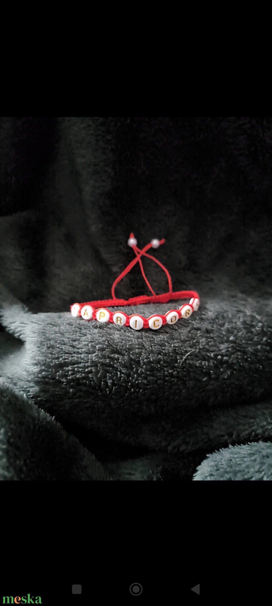 Bak horoszkópos karkötő - ékszer - karkötő - fonott karkötő - Meska.hu