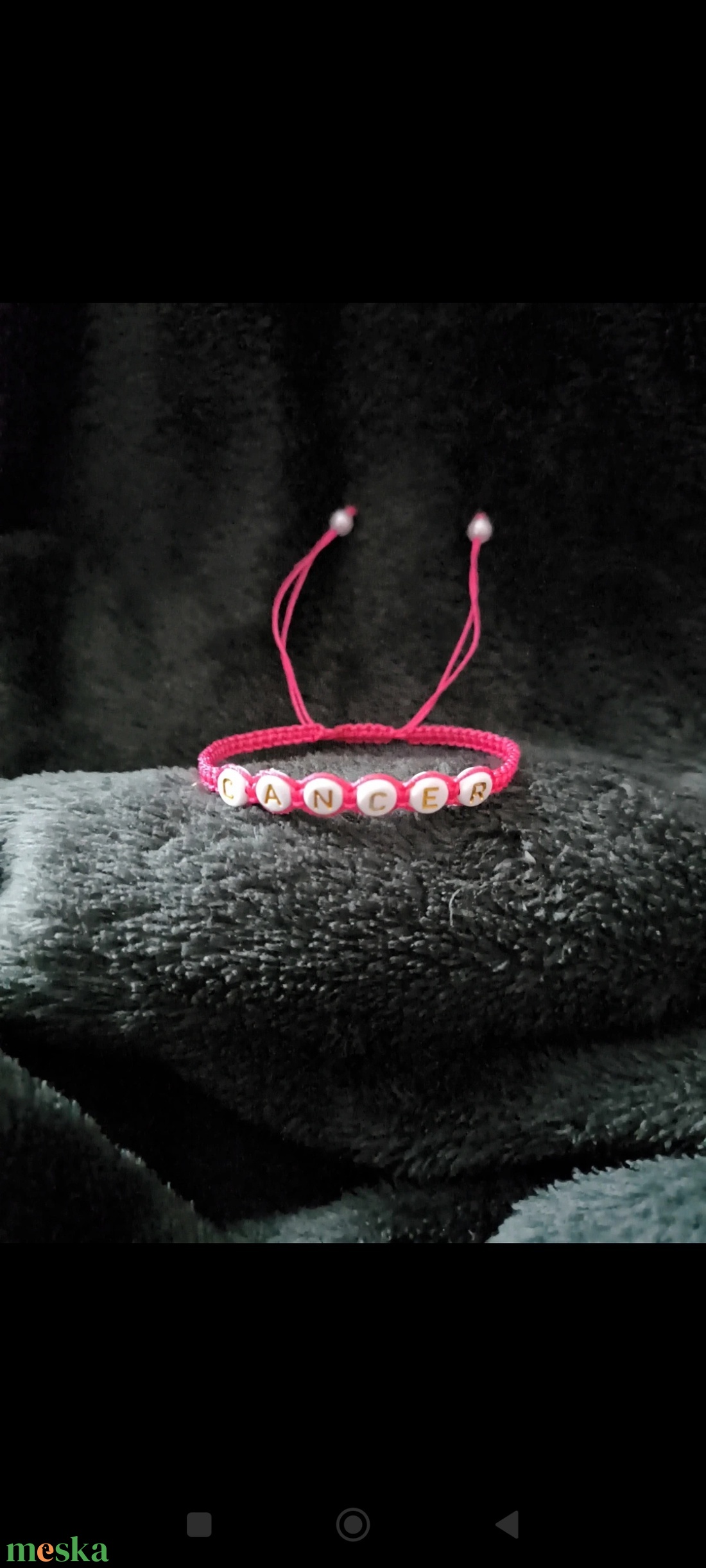 Rák horoszkópos karkötő - ékszer - karkötő - fonott karkötő - Meska.hu