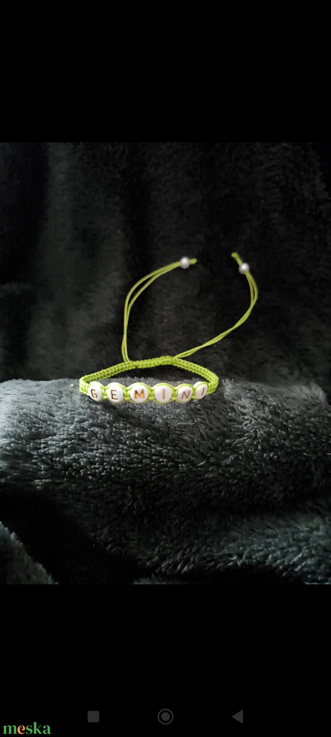 Ikrek horoszkópos karkötő - ékszer - karkötő - fonott karkötő - Meska.hu