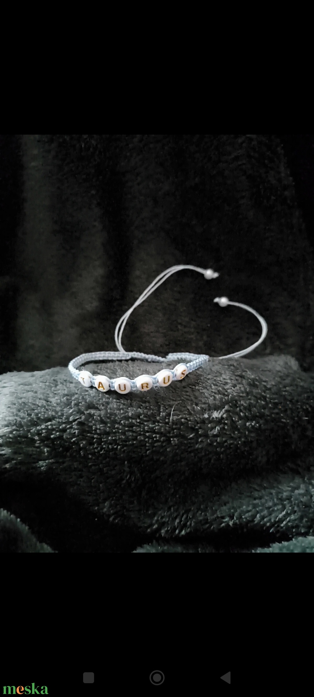 Bika horoszkópos karkötő - ékszer - karkötő - fonott karkötő - Meska.hu