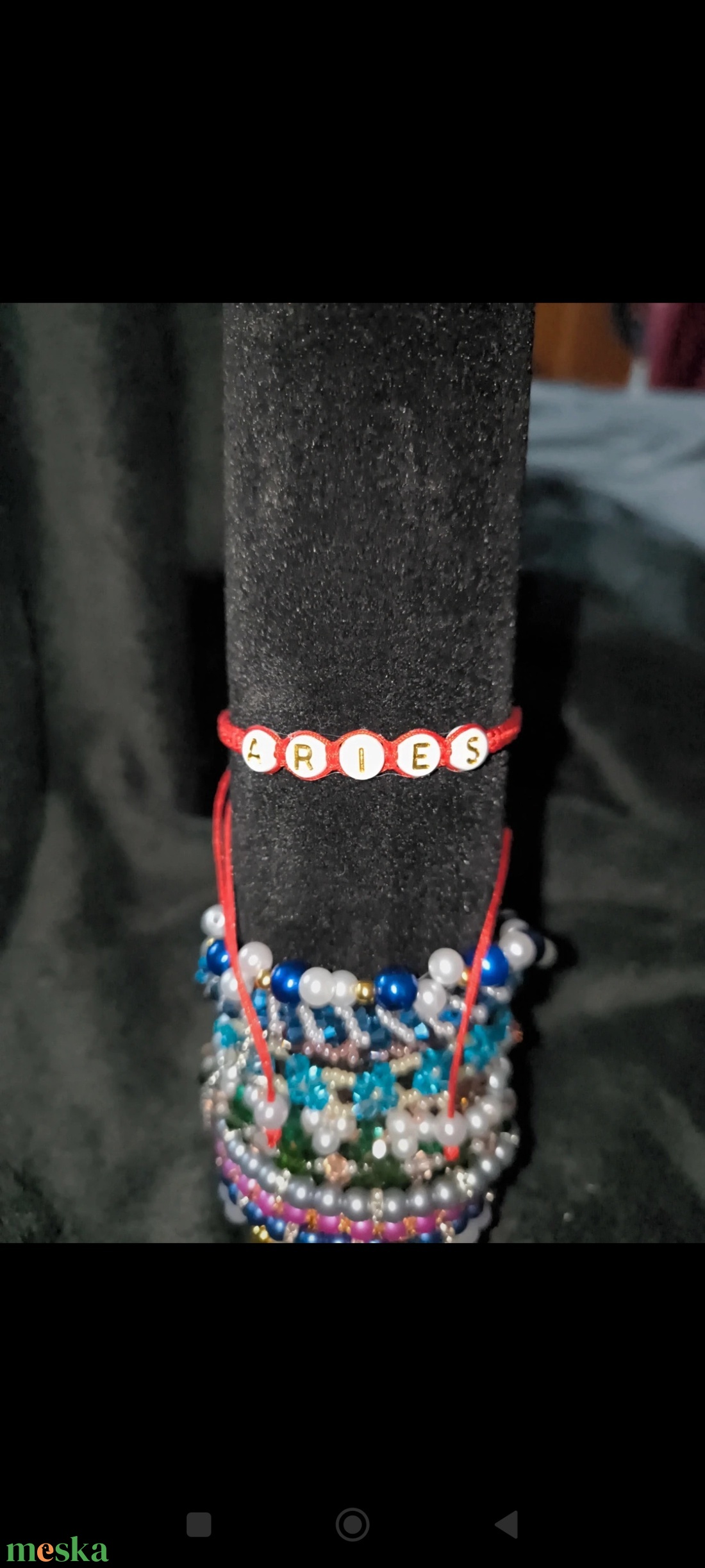 Bak horoszkópos karkötő - ékszer - karkötő - fonott karkötő - Meska.hu