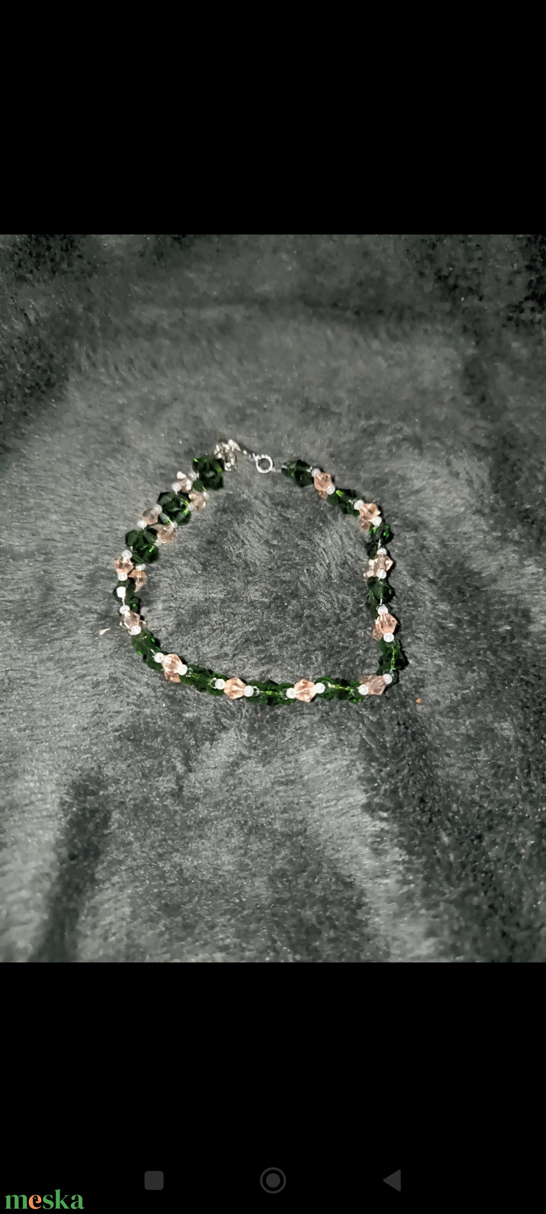 Fűzött gyöngy karkötő  - ékszer - karkötő - gyöngyös karkötő - Meska.hu