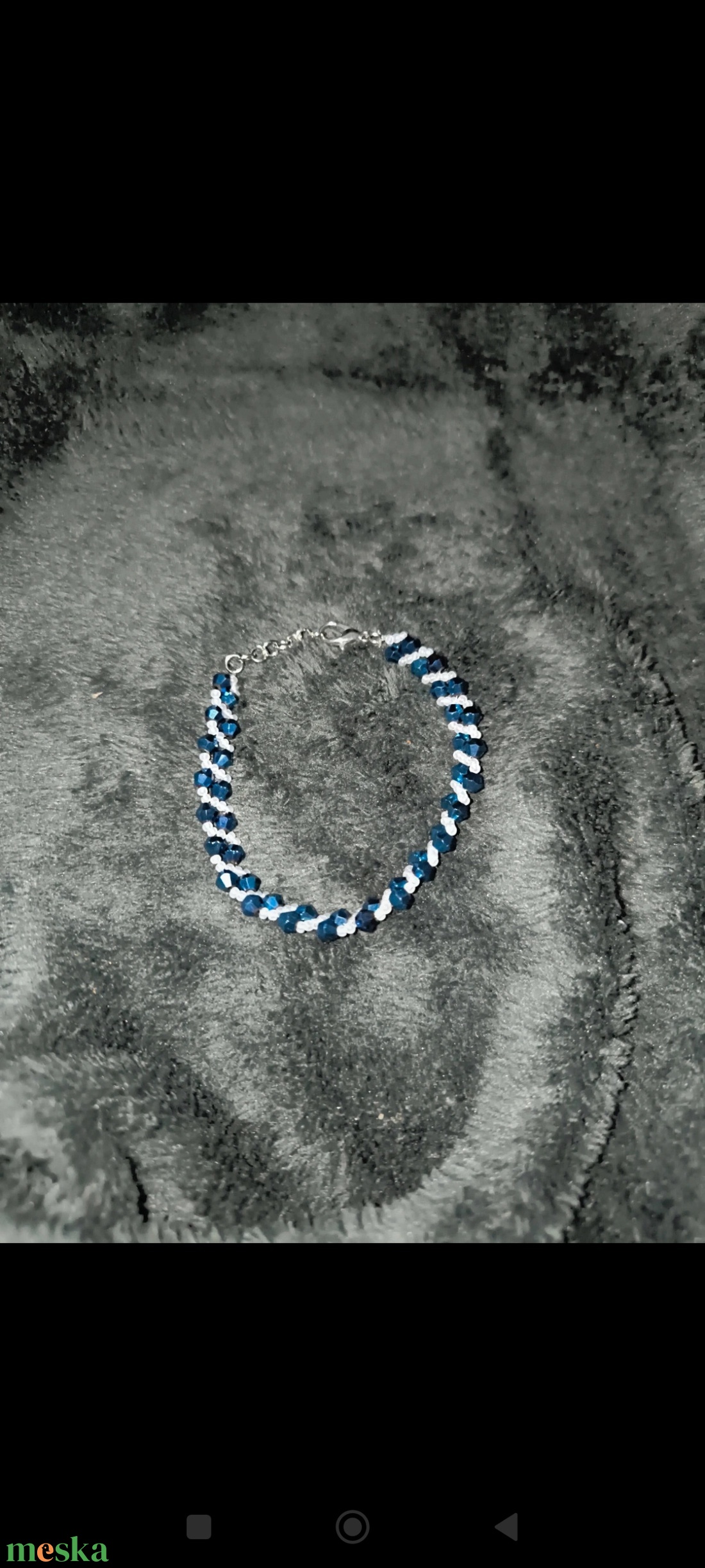 Fűzött gyöngy karkötő  - ékszer - karkötő - gyöngyös karkötő - Meska.hu