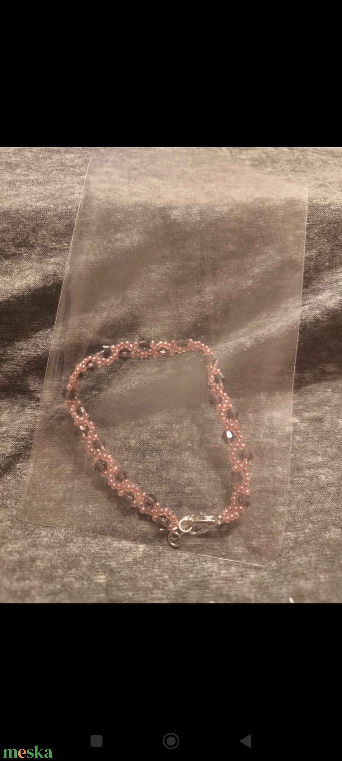 Fűzött gyöngy karkötő  - ékszer - karkötő - gyöngyös karkötő - Meska.hu