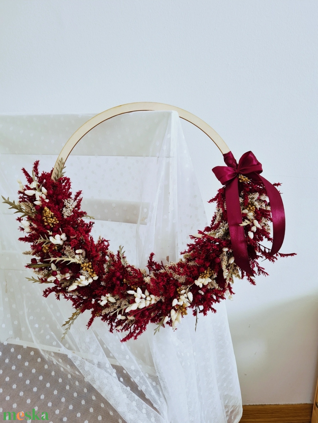 Téli kopogtató - otthon & életmód - dekoráció - ajtó- és ablak dekoráció - ajtódísz & kopogtató - Meska.hu