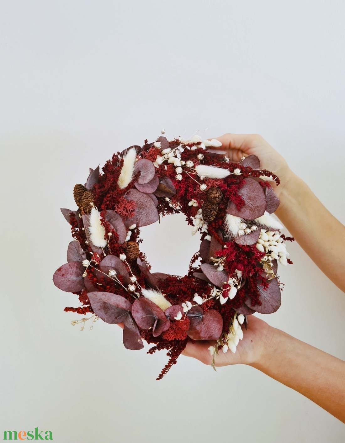 Téli kopogtató - otthon & életmód - dekoráció - ajtó- és ablak dekoráció - ajtódísz & kopogtató - Meska.hu