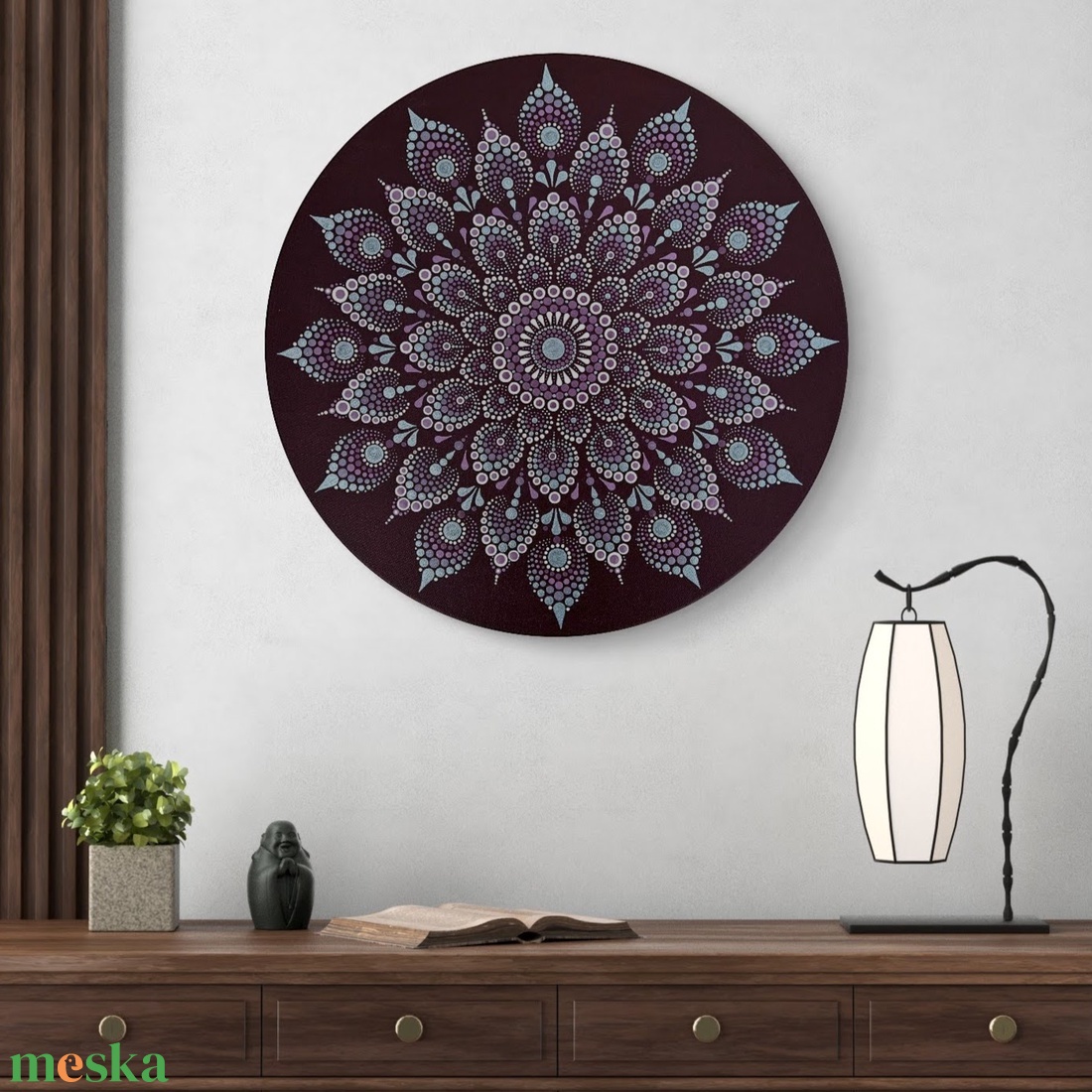 Nyugalom virága mandala - otthon & életmód - dekoráció - spiritualitás - mandala - Meska.hu