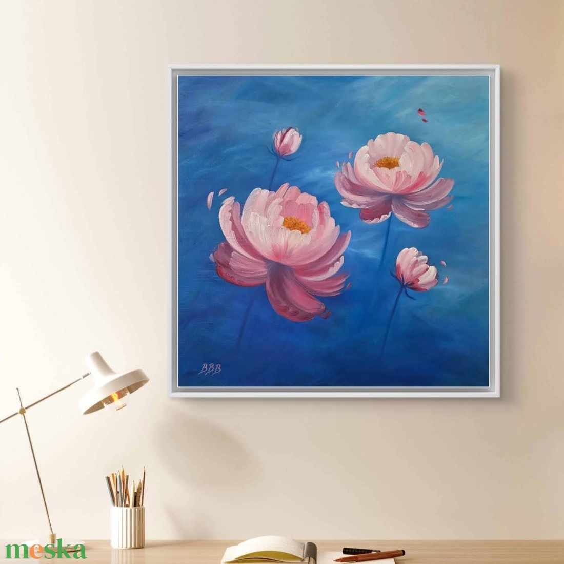 Mosolygó Kikelet - művészet - festmény - olajfestmény - Meska.hu