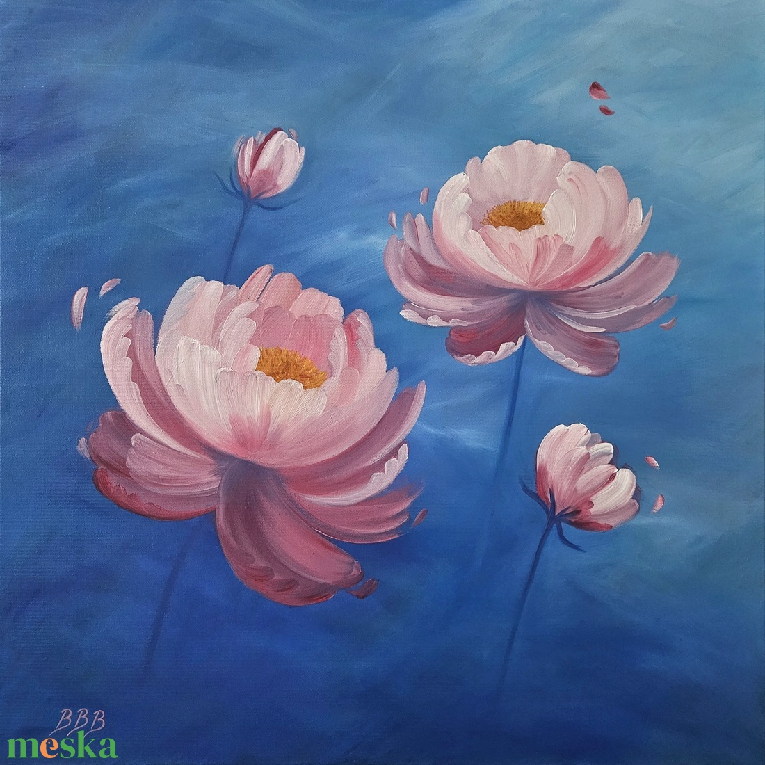 Mosolygó Kikelet - művészet - festmény - olajfestmény - Meska.hu