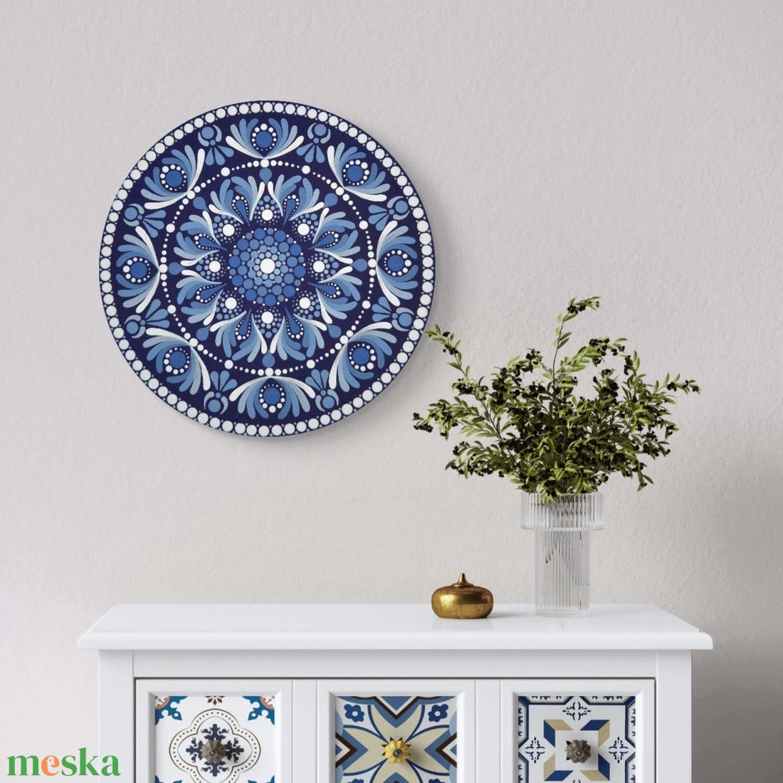 Mini mandala I. � kék - otthon & életmód - dekoráció - spiritualitás - mandala - Meska.hu