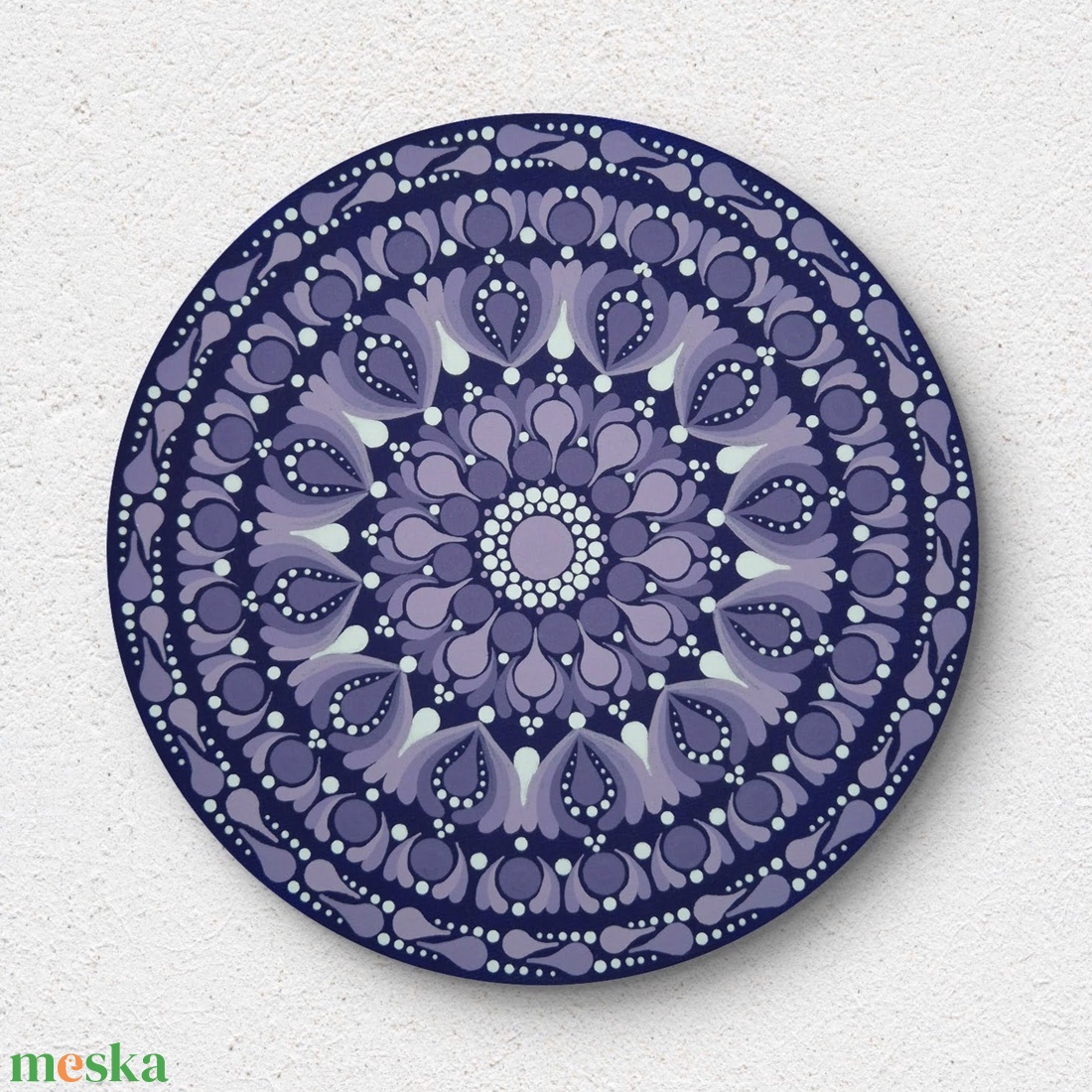 Mini mandala II. � lila - otthon & életmód - dekoráció - spiritualitás - mandala - Meska.hu