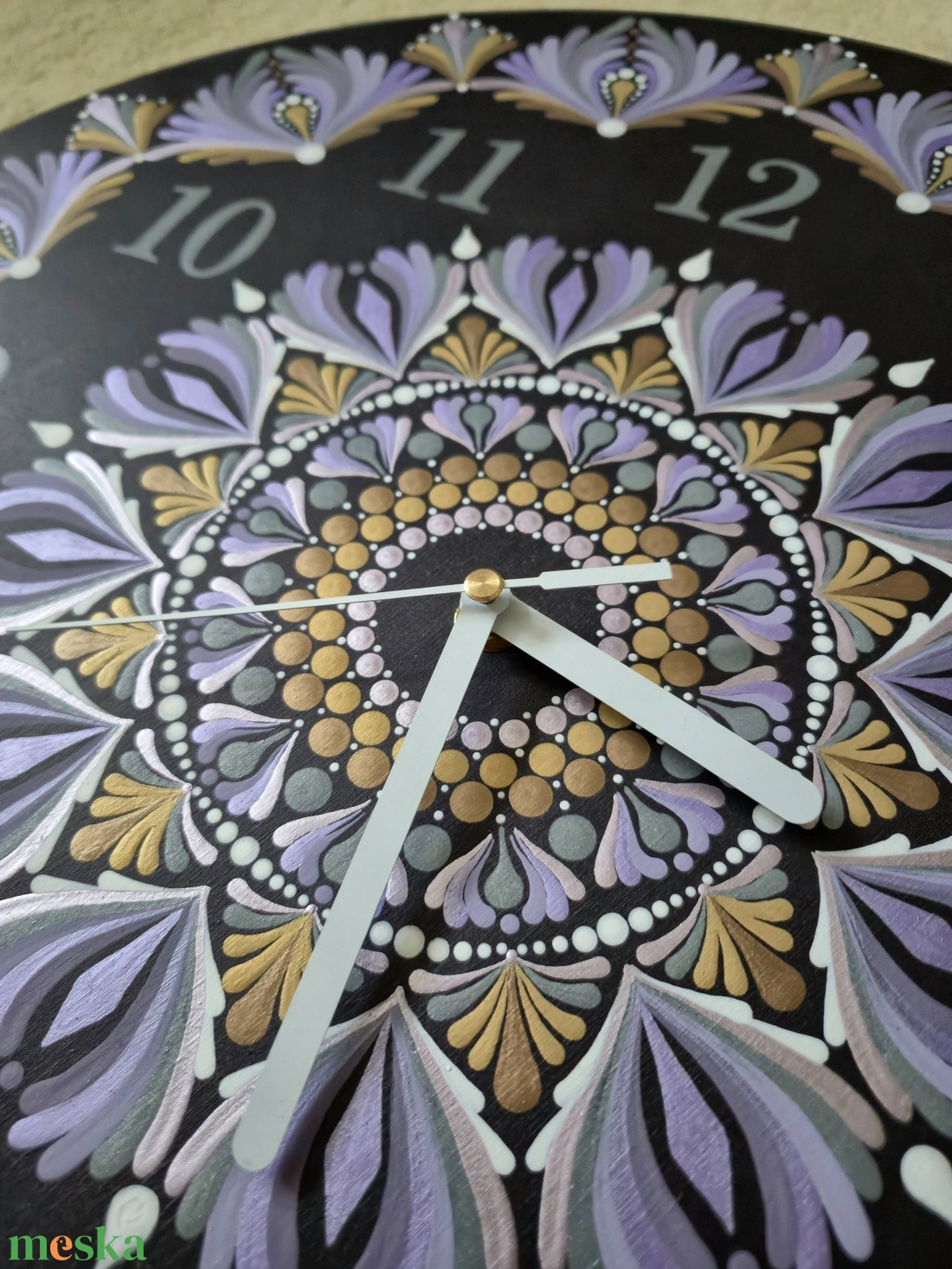 Liliom mandala falióra - otthon & életmód - dekoráció - fali és függő dekoráció - falióra & óra - Meska.hu