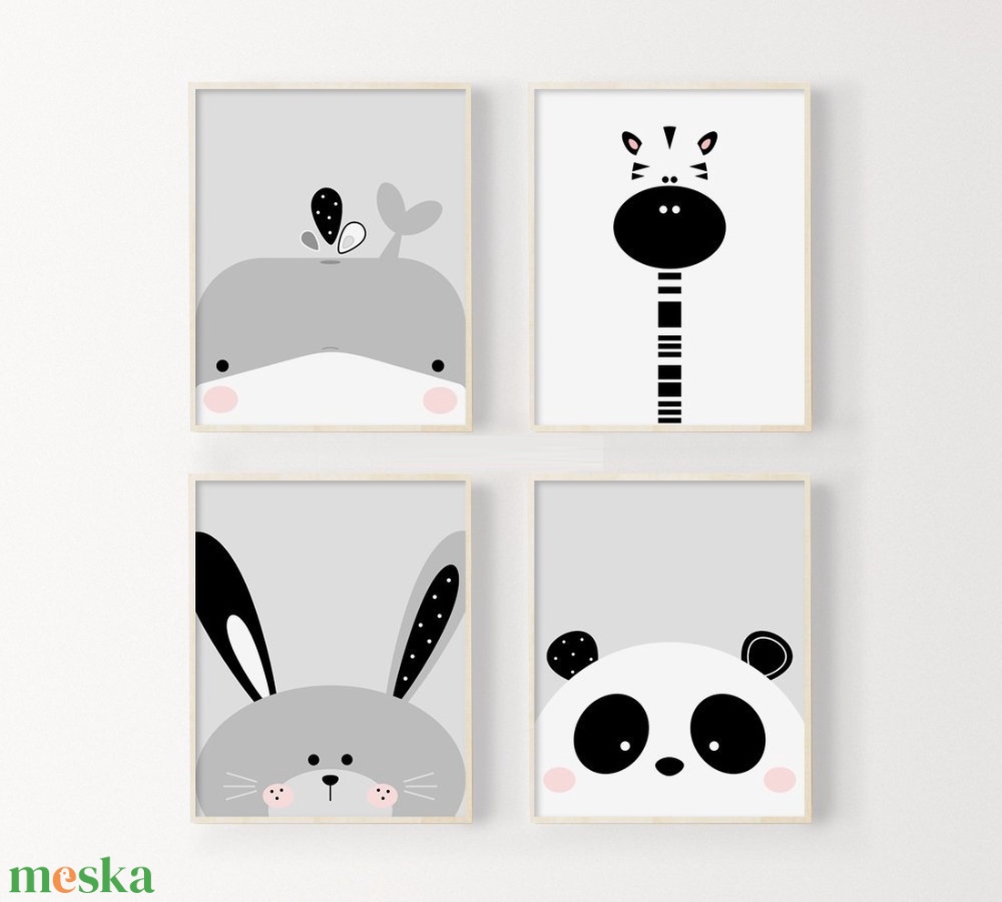 Babaszoba / Gyerekszoba falikép, cuki állatkákkal bálna, zsiráf, nyuszi, panda A4 méretben, KERET NÉLKÜL - otthon & életmód - dekoráció - kép & falikép - Meska.hu Babaszoba / Gyerekszoba falikép, cuki állatkákkal bálna, zsiráf, nyuszi, panda A4 méretben, KERET NÉLKÜL - otthon & életmód - dekoráció - kép & falikép - Meska.hu