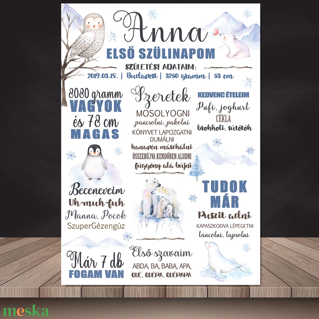 Első szülinapi poszter jeges világ - Baba poszter, születésnap, mérföldkő, ajándék első szülinapra - otthon & életmód - dekoráció - fali és függő dekoráció - betű & név - Meska.hu Első szülinapi poszter jeges világ - Baba poszter, születésnap, mérföldkő, ajándék első szülinapra - otthon & életmód - dekoráció - fali és függő dekoráció - betű & név - Meska.hu