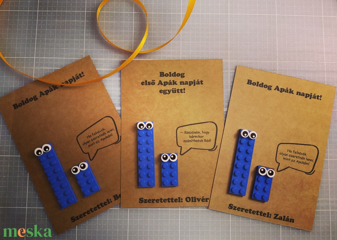 Apak Napi Vicces Kreativ Kepeslap Eredeti Legoval Apak Napja Ajandek Legoval Kepeslap Egyoldalas Meska Hu