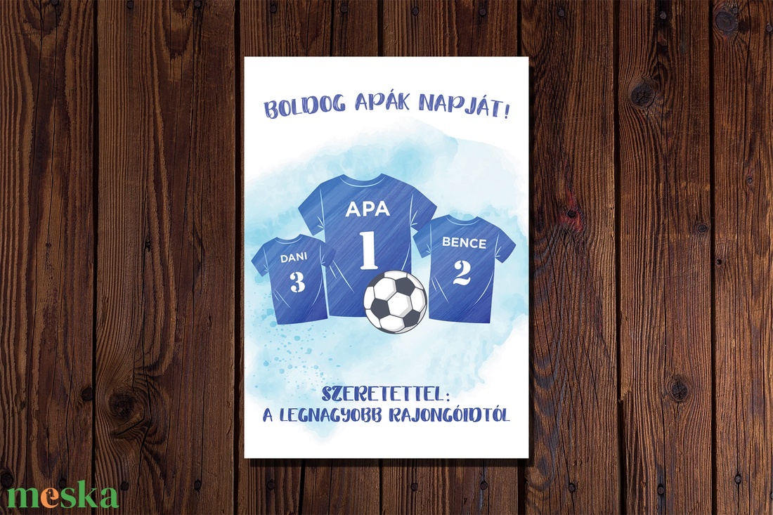 Apák napi focis képeslap - Apák napja ajándék, képeslap, kinyitható, rajongó - otthon & életmód - papír, írószer - Meska.hu Apák napi focis képeslap - Apák napja ajándék, képeslap, kinyitható, rajongó - otthon & életmód - papír, írószer - Meska.hu