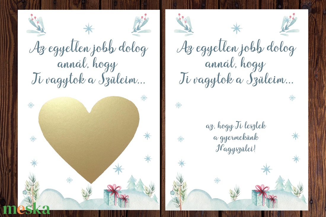 Nagyszülők lesztek képeslap - Baba bejelentés Nagyszülőknek - kaparós sorsjegy hatású képeslap, karácsonyi dizájn 2 - otthon & életmód - papír, írószer - Meska.hu Nagyszülők lesztek képeslap - Baba bejelentés Nagyszülőknek - kaparós sorsjegy hatású képeslap, karácsonyi dizájn 2 - otthon & életmód - papír, írószer - Meska.hu