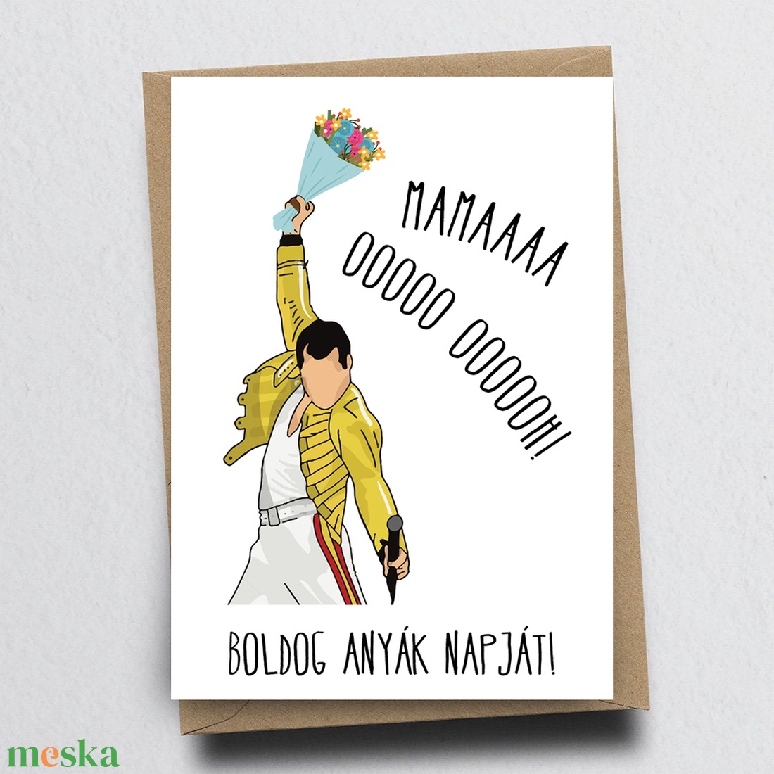 Anyák napi képeslap - Anyák napi ajándék nagymamának, mamának, képeslap, vicces Queen, Freddie Mercury - otthon & lakás - papír írószer - képeslap & levélpapír - Meska.hu Anyák napi képeslap - Anyák napi ajándék nagymamának, mamának, képeslap, vicces Queen, Freddie Mercury - otthon & lakás - papír írószer - képeslap & levélpapír - Meska.hu
