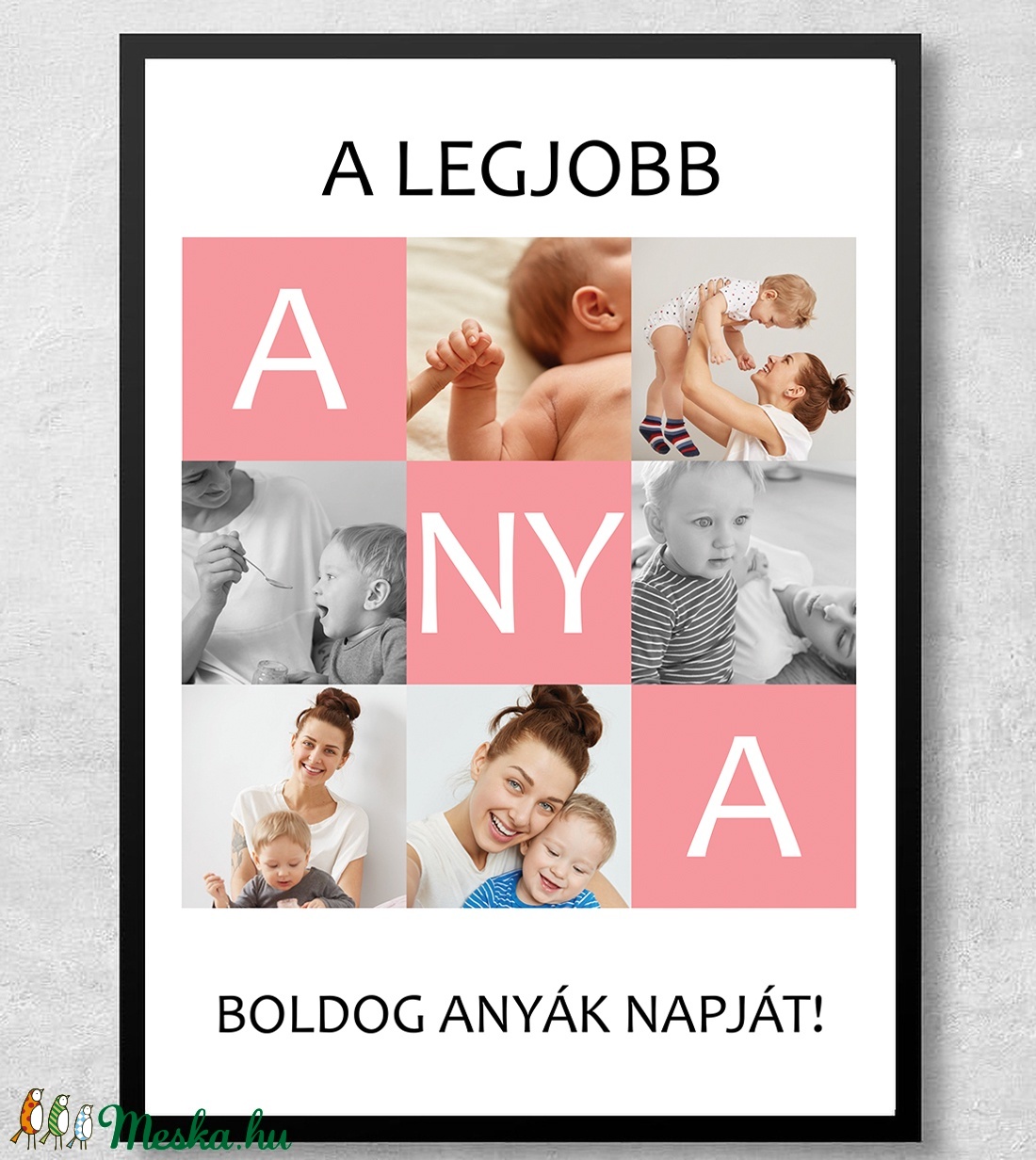 Anyák napi ajándék, legjobb anya poszter A4 méretben, keret nélkül - otthon & lakás - dekoráció - Meska.hu