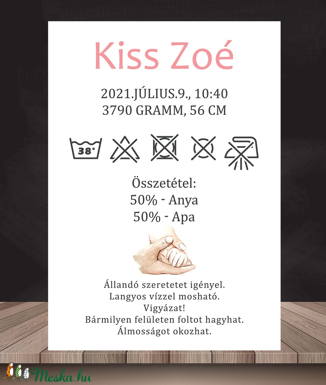 Babaposzter - Emlék poszter - Újszülött poszter, ajándék - otthon & életmód - dekoráció - Meska.hu Babaposzter - Emlék poszter - Újszülött poszter, ajándék - otthon & életmód - dekoráció - Meska.hu