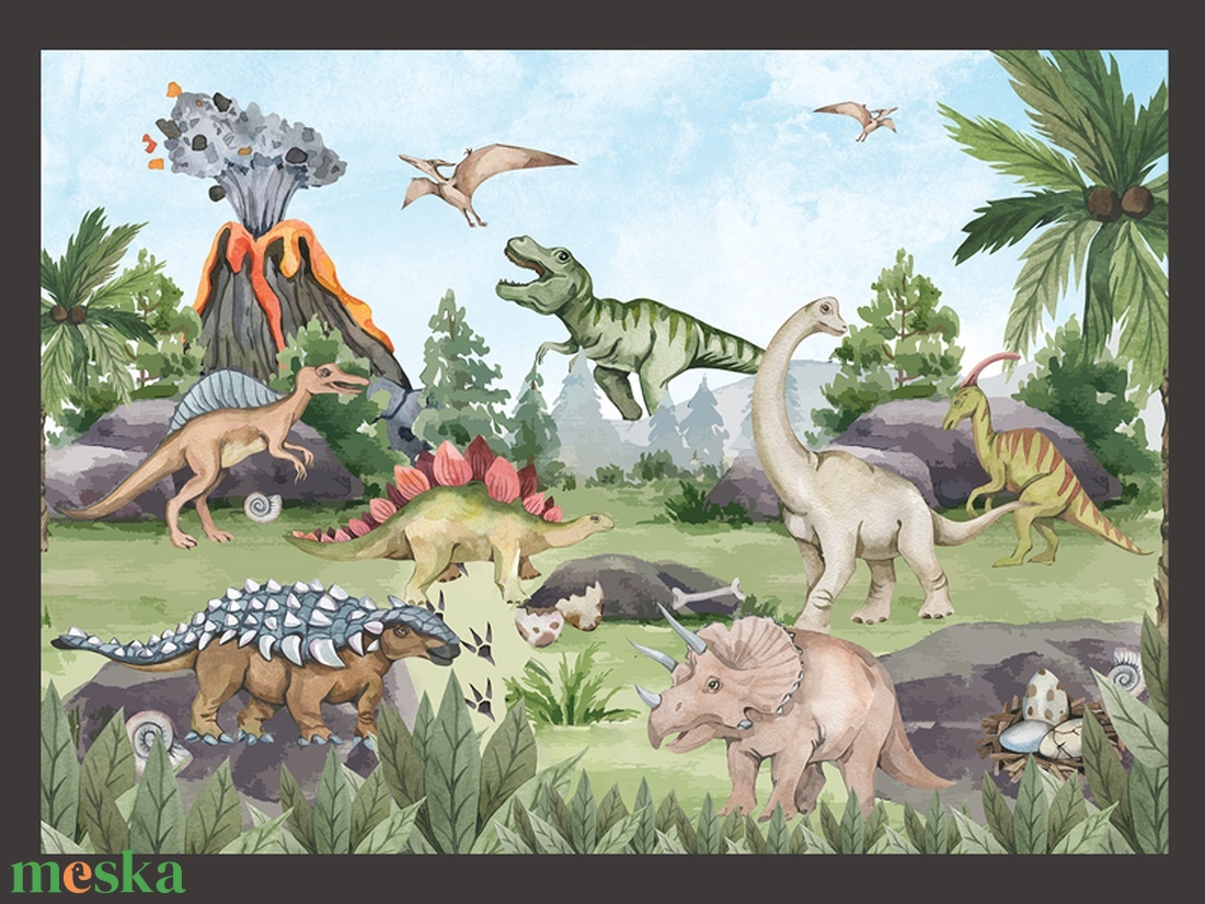 Dinoszauruszos poszter 50x70 cm - gyerekszoba dekoráció, kedves dínós dizájnnal - otthon & életmód - dekoráció - kép & falikép - poszter - Meska.hu Dinoszauruszos poszter 50x70 cm - gyerekszoba dekoráció, kedves dínós dizájnnal - otthon & életmód - dekoráció - kép & falikép - poszter - Meska.hu