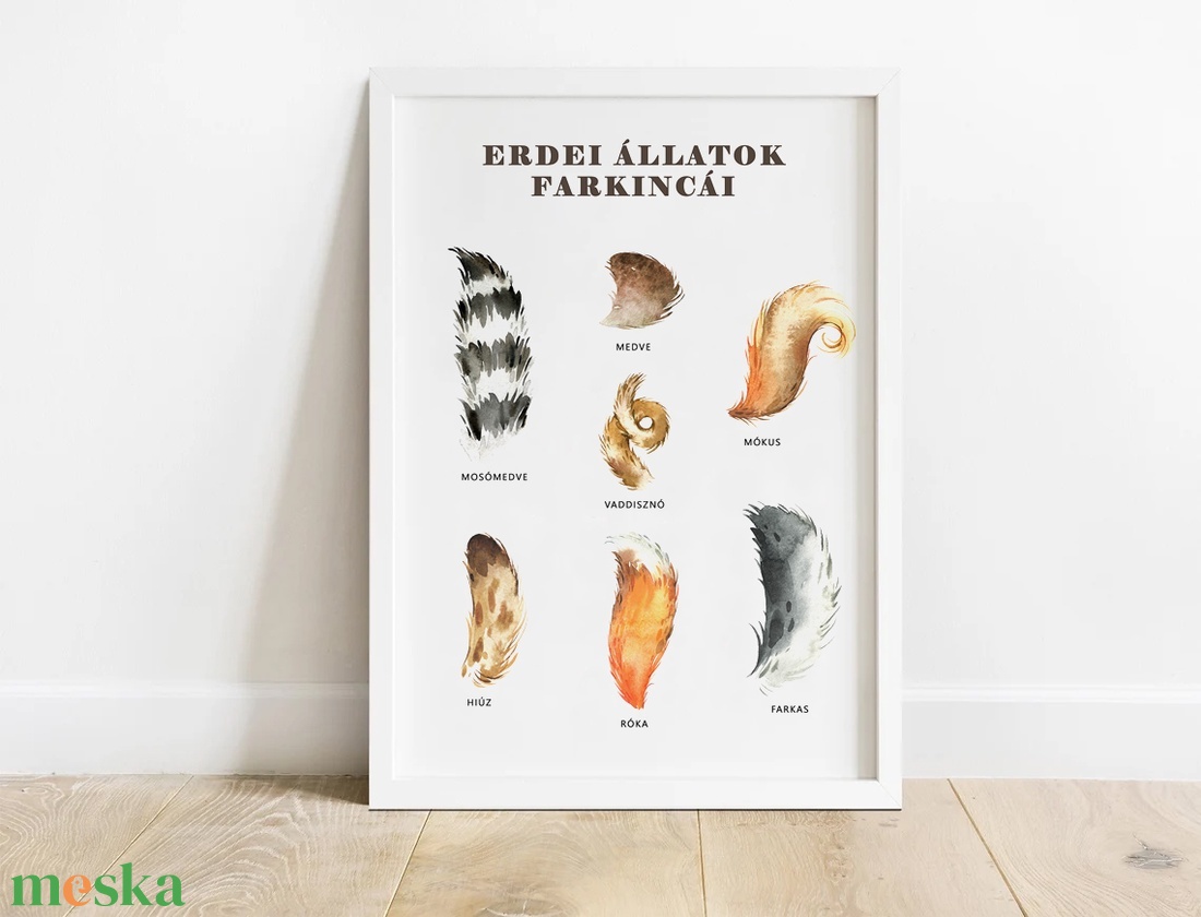 Erdei állatok farkincái poszter - medve, vaddisznó, hiúz, farkas, róka A4 méretben, keret nélkül - otthon & életmód - dekoráció - kép & falikép - poszter - Meska.hu Erdei állatok farkincái poszter - medve, vaddisznó, hiúz, farkas, róka A4 méretben, keret nélkül - otthon & életmód - dekoráció - kép & falikép - poszter - Meska.hu