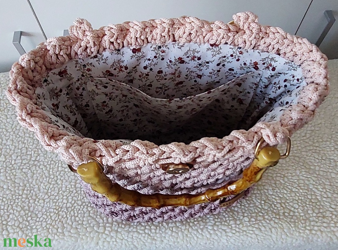 Ombre horgolt táska  - táska & tok - kézitáska & válltáska - kézitáska - Meska.hu