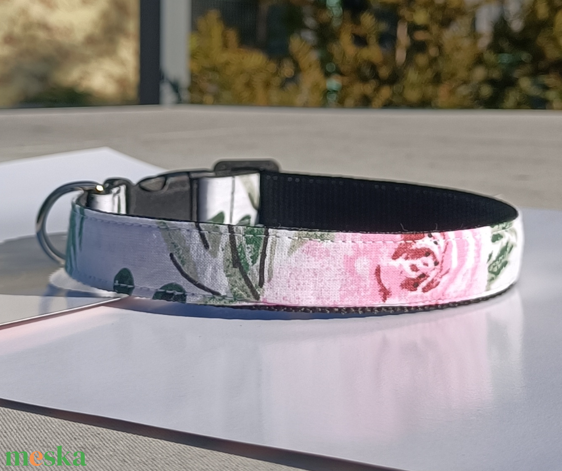 Kézzel készített mintás kutyanyakörv kistestű és kölyök kutyáknak � Tavaszi virágzás - otthon & életmód - kisállatoknak - kutyáknak - kutya nyakörv - Meska.hu