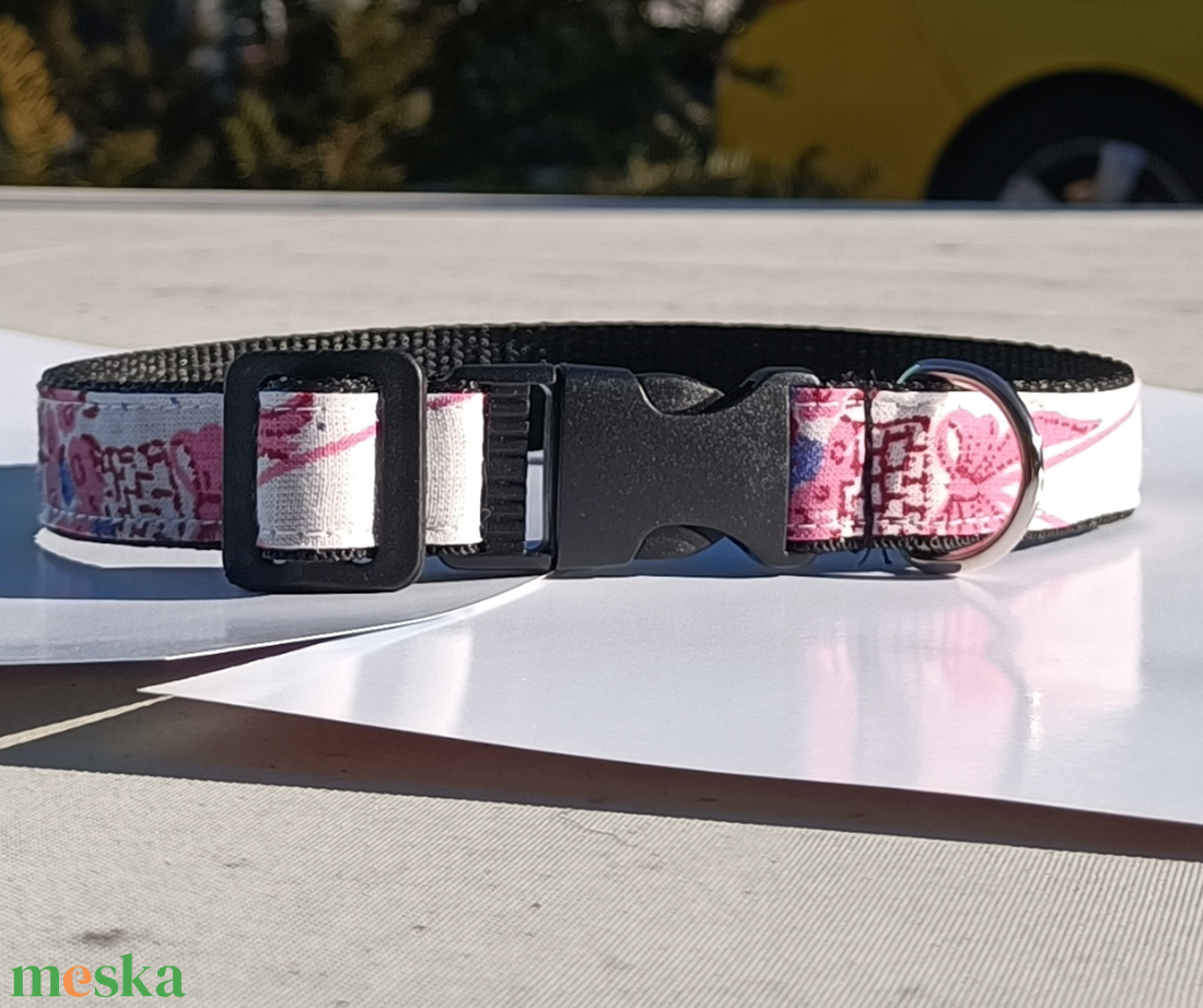 Kézzel készített mintás kutyanyakörv kistestű és kölyök kutyáknak � Masnis - otthon & életmód - kisállatoknak - kutyáknak - kutya nyakörv - Meska.hu