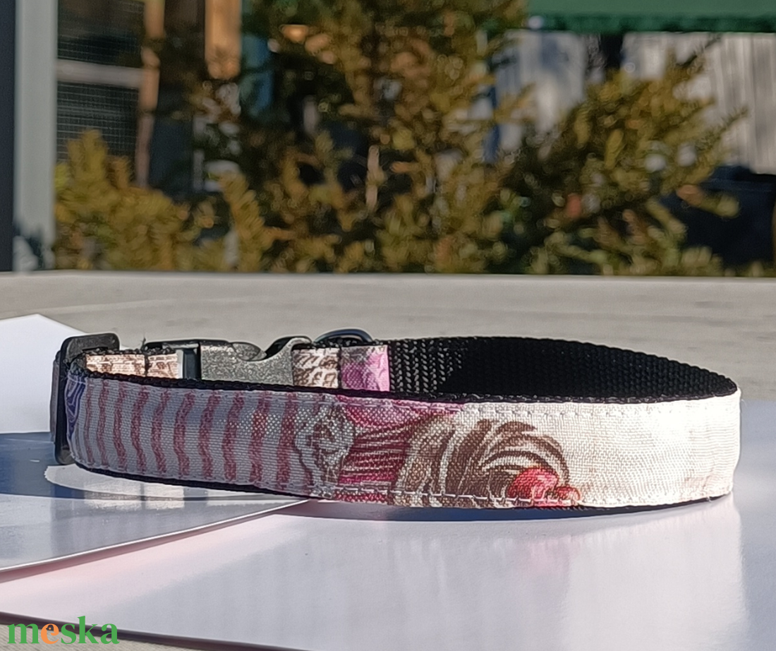 Kézzel készített mintás kutyanyakörv kistestű és kölyök kutyáknak � Desszert - otthon & életmód - kisállatoknak - kutyáknak - kutya nyakörv - Meska.hu