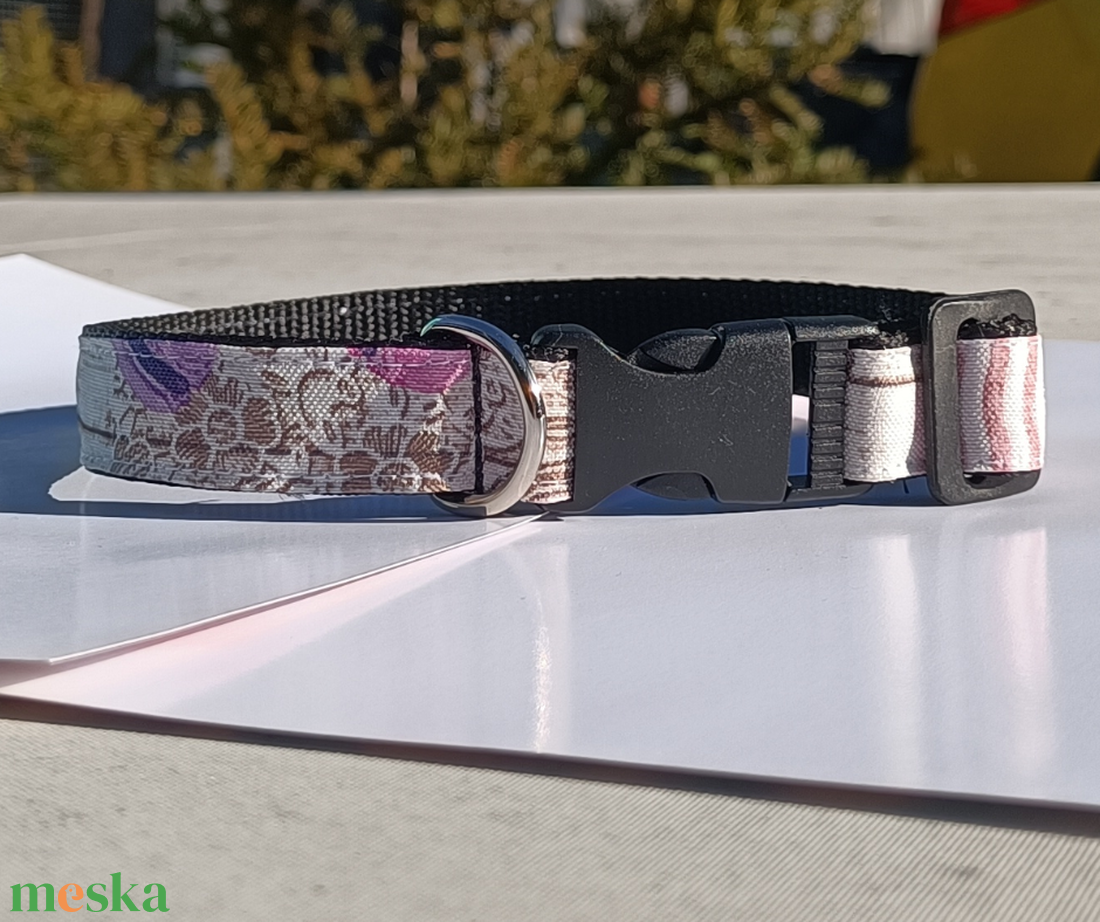 Kézzel készített mintás kutyanyakörv kistestű és kölyök kutyáknak � Desszert - otthon & életmód - kisállatoknak - kutyáknak - kutya nyakörv - Meska.hu