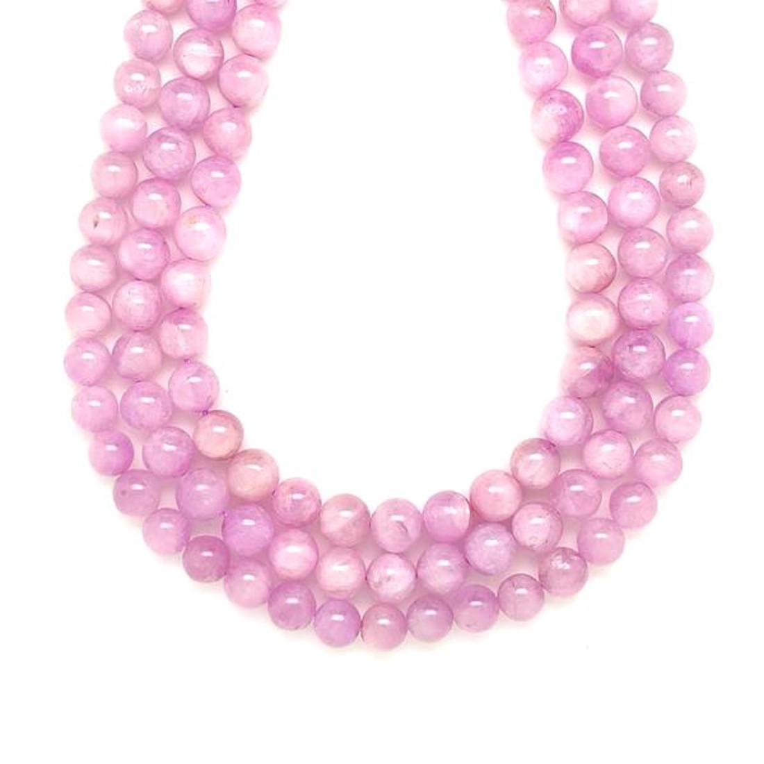 Kunzit golyó AA 6-7mm � ékszerkészítő alapanyag (füzér) - kellékek & szerszámok - ásvány alapanyag - ásványfüzér - Meska.hu