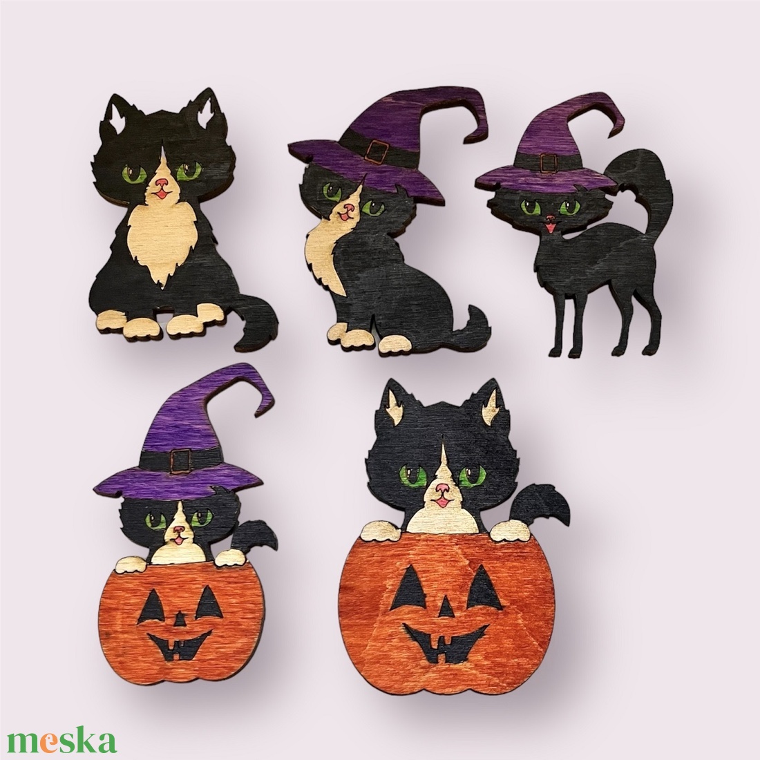 Cicás Halloween dekorácio - otthon & életmód - dekoráció - halloween - halloweeni dekoráció - Meska.hu