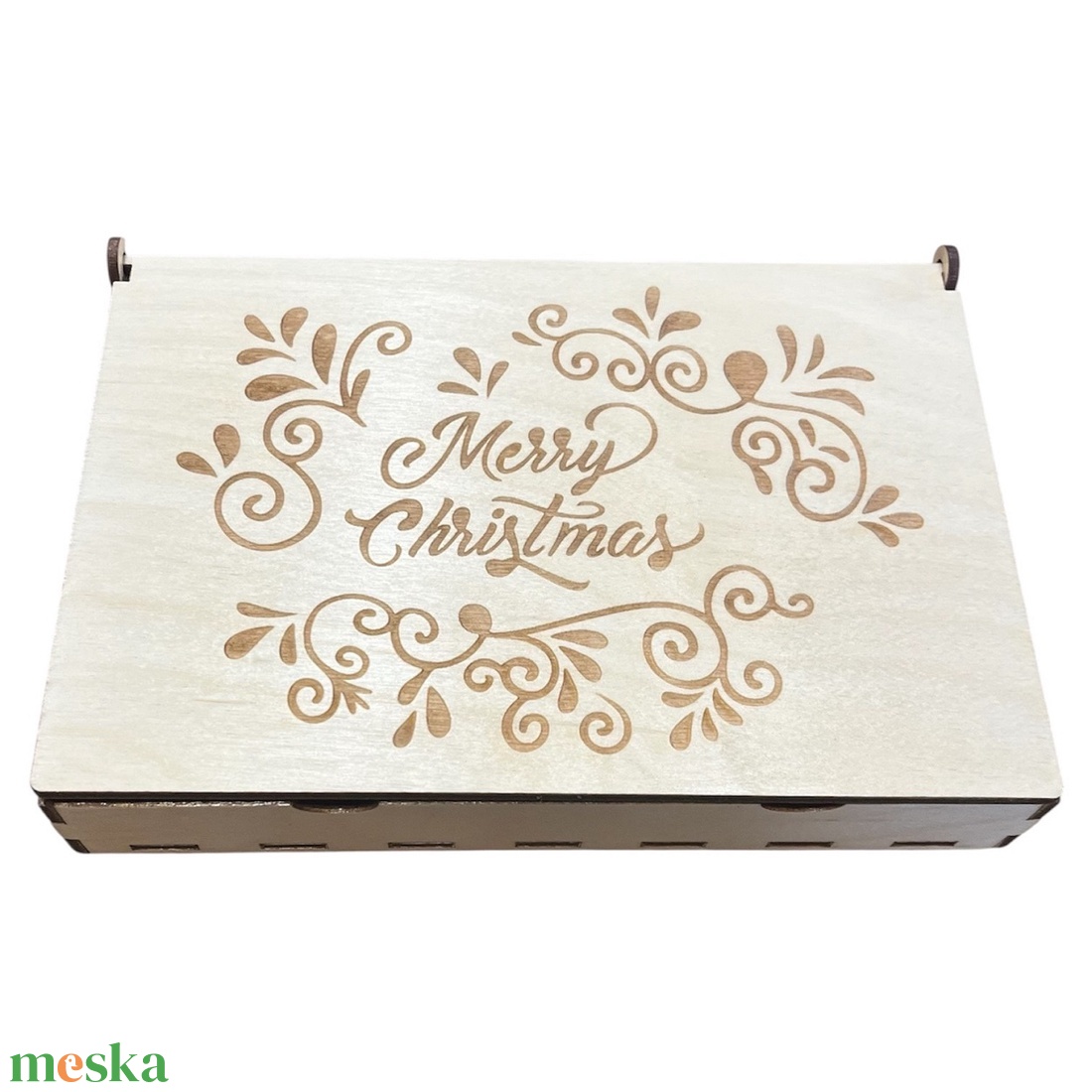 Exkluzív karácsonyfadísz kollekció nagy fadobozban  36 db - karácsony - karácsonyi lakásdekoráció - karácsonyfadíszek - Meska.hu